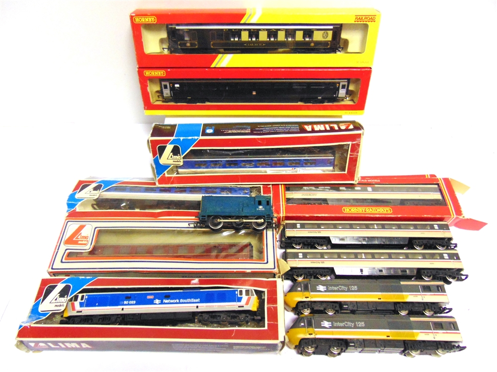 [OO GAUGE]. A MISCELLANEOUS COLLECTION comprising a Lima No.205131, Network SouthEast Class 50 co-co