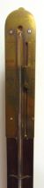 A SCOTTISH MAHOGANY STICK BAROMETER, A. ADIE, EDINBURGH early 19th century, with an arched