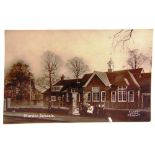 POSTCARDS - LONDON Approximately 174 cards, including real photographic views of Morden Schools (
