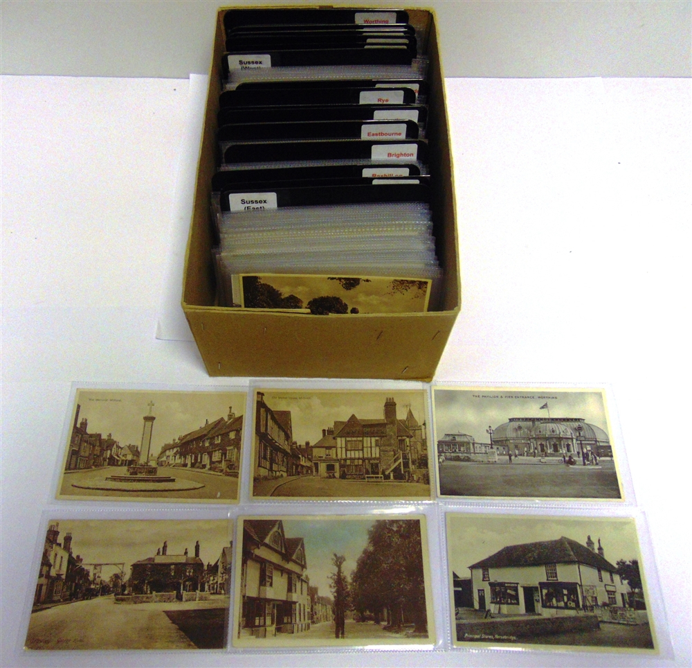 POSTCARDS - SUSSEX Approximately 357 cards, including real photographic The Swan, Fittleworth; - Image 3 of 3