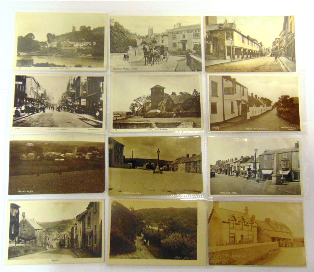 POSTCARDS - DEVON Approximately 380 cards, including real photographic views of a carnival float ( - Image 2 of 3