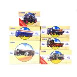 SIX CORGI CLASSICS DIECAST MODEL COMMERCIAL VEHICLES comprising a No.97940, E.R.F. Flatbed 'Eddie