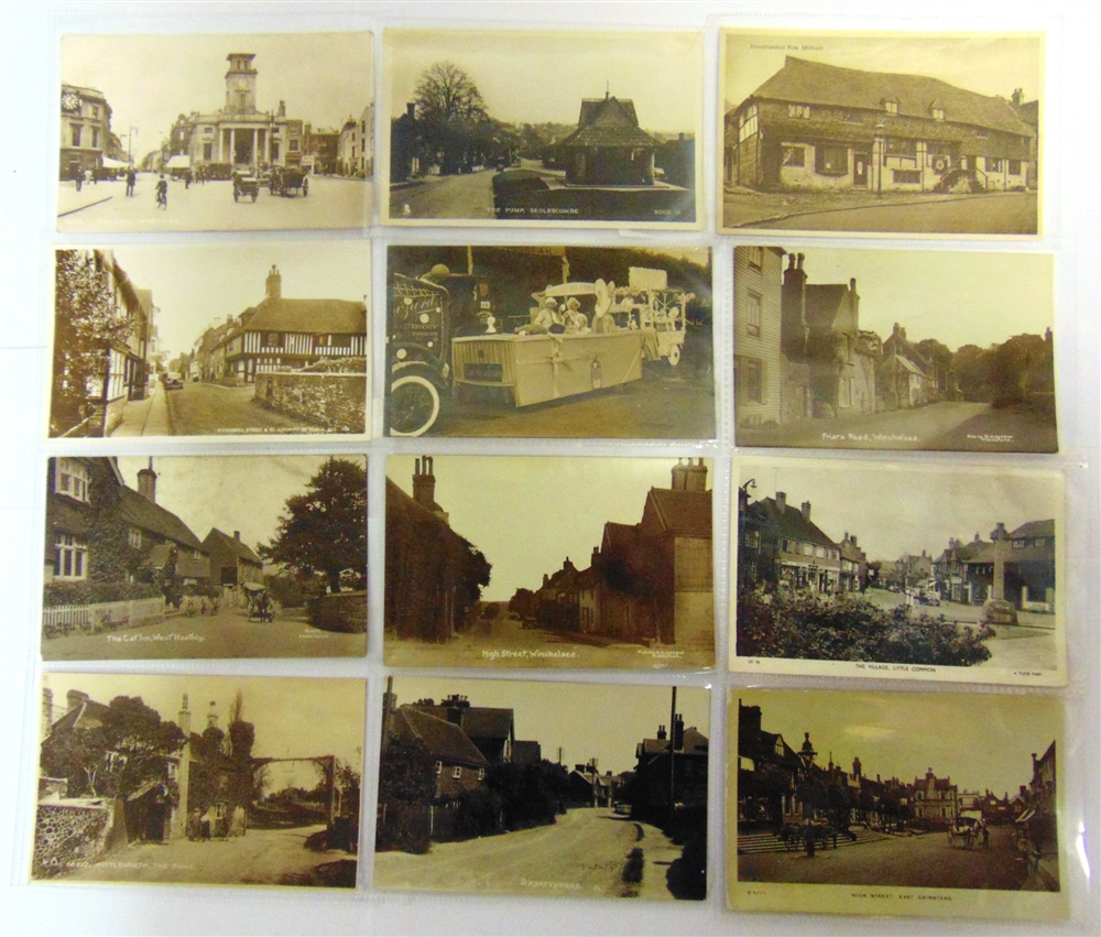 POSTCARDS - SUSSEX Approximately 357 cards, including real photographic The Swan, Fittleworth; - Image 2 of 3