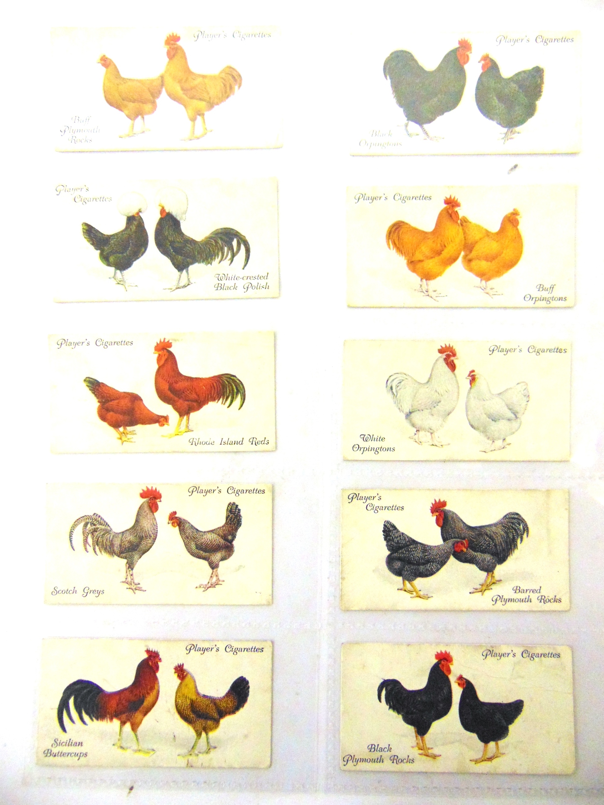 CIGARETTE CARDS - TWENTY-THREE ASSORTED SETS comprising Player, 'Poultry', 1931 (50/50); Wills, '