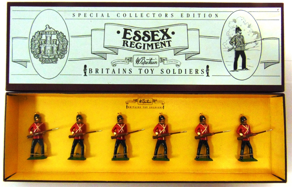 THREE SETS OF BRITAINS MODEL SOLDIERS comprising No.8804, Somersetshire Light Infantry; No.8801, - Image 3 of 4