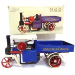 A MAMOD NO.SW1, STEAM WAGON blue, white and red, good condition, boxed.