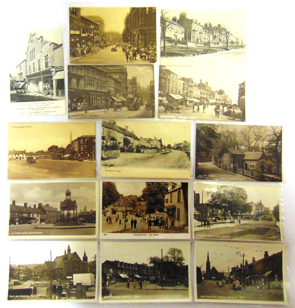 POSTCARDS - YORKSHIRE Approximately 241 cards, including real photographic views of a [Tram] Car - Image 4 of 5