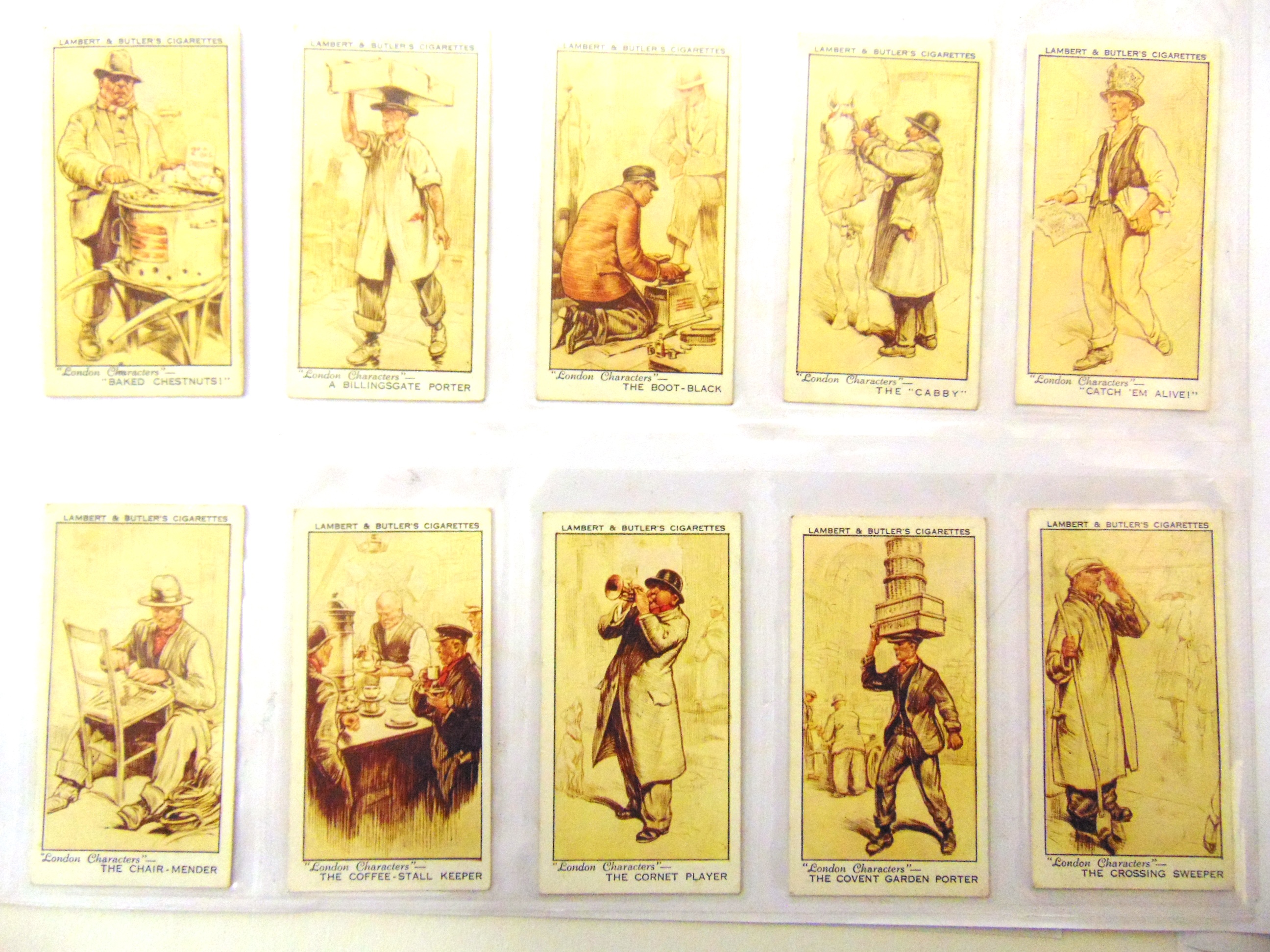 CIGARETTE CARDS - TWENTY ASSORTED SETS comprising Lambert & Butler, 'London Characters', 1934 (25/ - Image 2 of 3