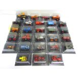 TWENTY-SEVEN PART-WORK DIECAST MODEL TRACTORS most mint or near mint and boxed, (boxes opened and