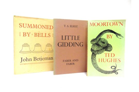 [MODERN FIRST EDITIONS]. POETRY Hughes, Ted. Moortown, first softback edition, Faber & Faber, - Image 2 of 3