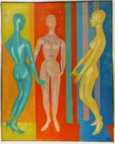 ERNEST NEUSCHUL (CZECH, 1895-1968) '3 Unbekleidete Kleiderpuppen' - Three unclothed mannequins,