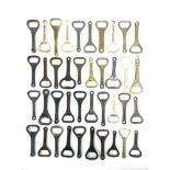 BREWERIANA - FORTY ASSORTED PROMOTIONAL BOTTLE OPENERS comprising those for Simonds; Guinness;