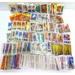 A COLLECTION OF TOPPS, PANINI & OTHER TRADING CARDS mainly football and wrestling, including Match