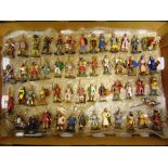 FIFTY-TWO ASSORTED DEL PRADO MODEL SOLDIERS including those of medieval and Samurai interest,