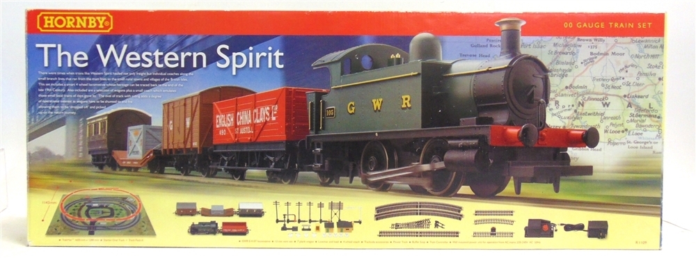 [OO GAUGE]. A HORNBY NO.R1109, THE WESTERN SPIRIT TRAIN SET comprising a G.W.R. 0-4-0 tank