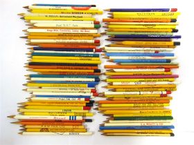 ASSORTED COLLECTABLES comprising approximately eighty-three promotional pencils, including those