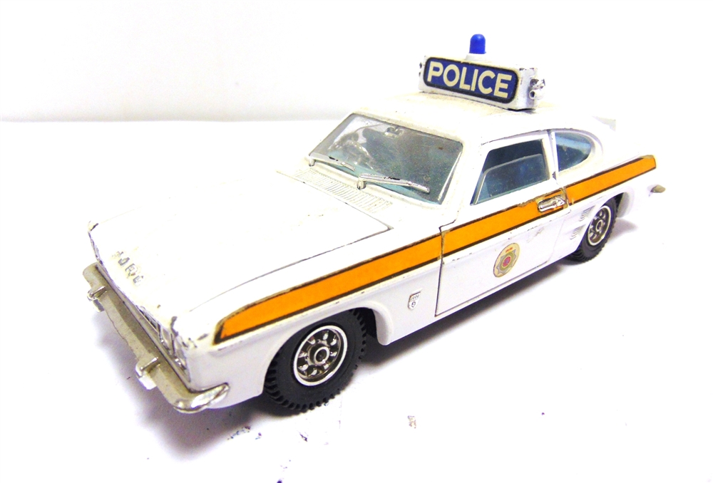 FIVE DINKY DIECAST MODEL VEHICLES comprising a 1/25 scale No.2253, Ford Capri Police Car, - Image 2 of 3