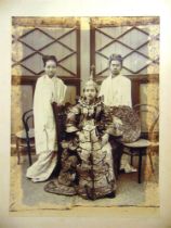 [PHOTOGRAPHS] Seven assorted portrait photographs, early 20th century, including a Burmese Princess,