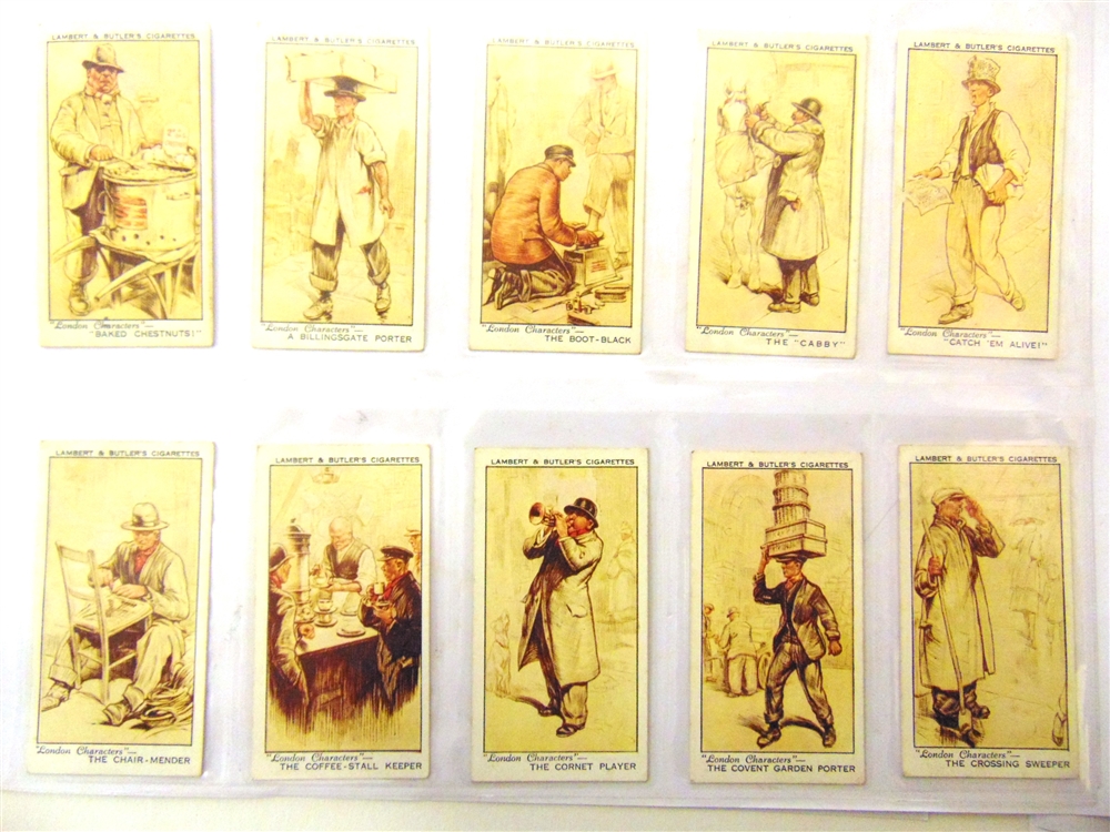 CIGARETTE CARDS - TWENTY ASSORTED SETS comprising Lambert & Butler, 'London Characters', 1934 (25/ - Bild 3 aus 3