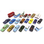 TWENTY-TWO DINKY DIECAST MODEL VEHICLES circa 1950s-70s, variable condition, all playworn and