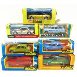 SEVEN ASSORTED DIECAST MODEL VEHICLES comprising a Corgi No.338, Chevrolet SS 350 Camaro, metallic