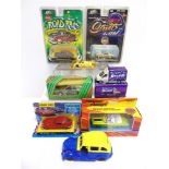 EIGHT ASSORTED DIECAST & OTHER MODEL VEHICLES comprising a Matchbox Super Kings No.K-204, 1970