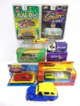 EIGHT ASSORTED DIECAST & OTHER MODEL VEHICLES comprising a Matchbox Super Kings No.K-204, 1970