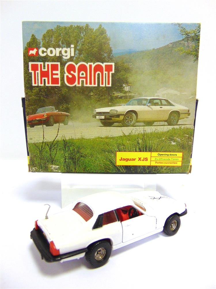 A CORGI NO.320, JAGUAR XJS 'THE SAINT' white, good condition, boxed, the box good to fair. - Image 2 of 2