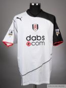 John Harley white Fulham no.3 Home shirt from the 2003-04 Season