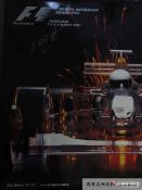 Three F1 Grand Prix signed advertising posters,
