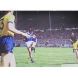 Ipswich Town's Roger Osborne scoring in the FA Cup Final 1978 v Arsenal, Wembley Stadium Sign,