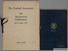Football Association 75th Anniversary Banquet Menu