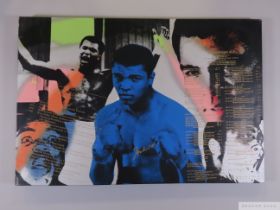 Muhammad Ali signed 'The Greatest Series I' screenprint,