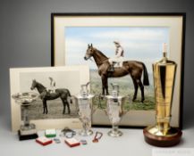 1960s trophies and memorabilia relating to the M.H. Easterby trained 1967 Champion Hurdle