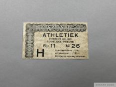 A 1928 Olympic ticket for 29th July