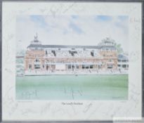 David Gentleman “The Lord’s Pavilion” autographed colour print