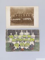 Norwich City team line-up colour postcard, 1907-08