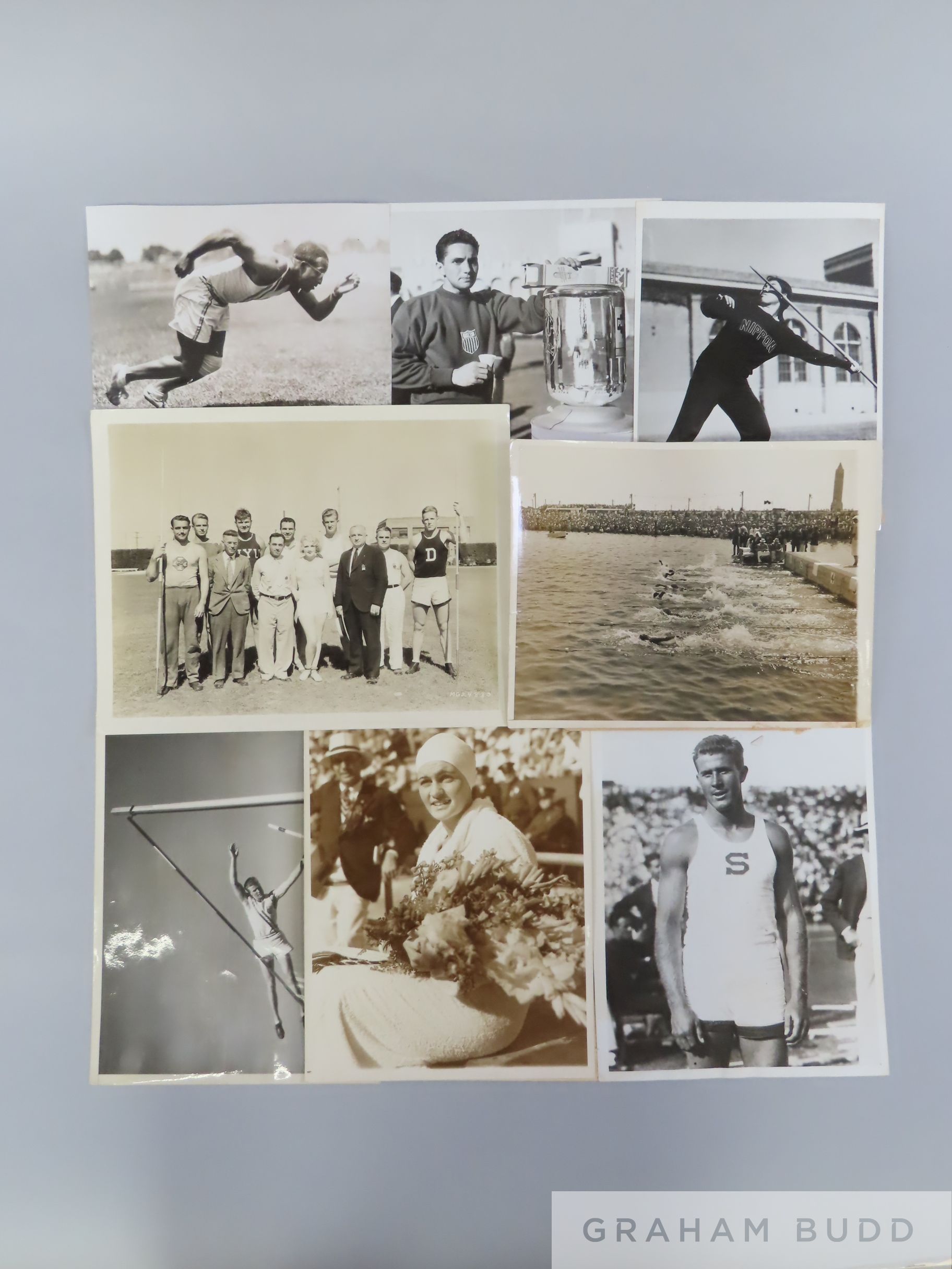 Los Angeles 1932 Olympic Games b&w photograph collection,