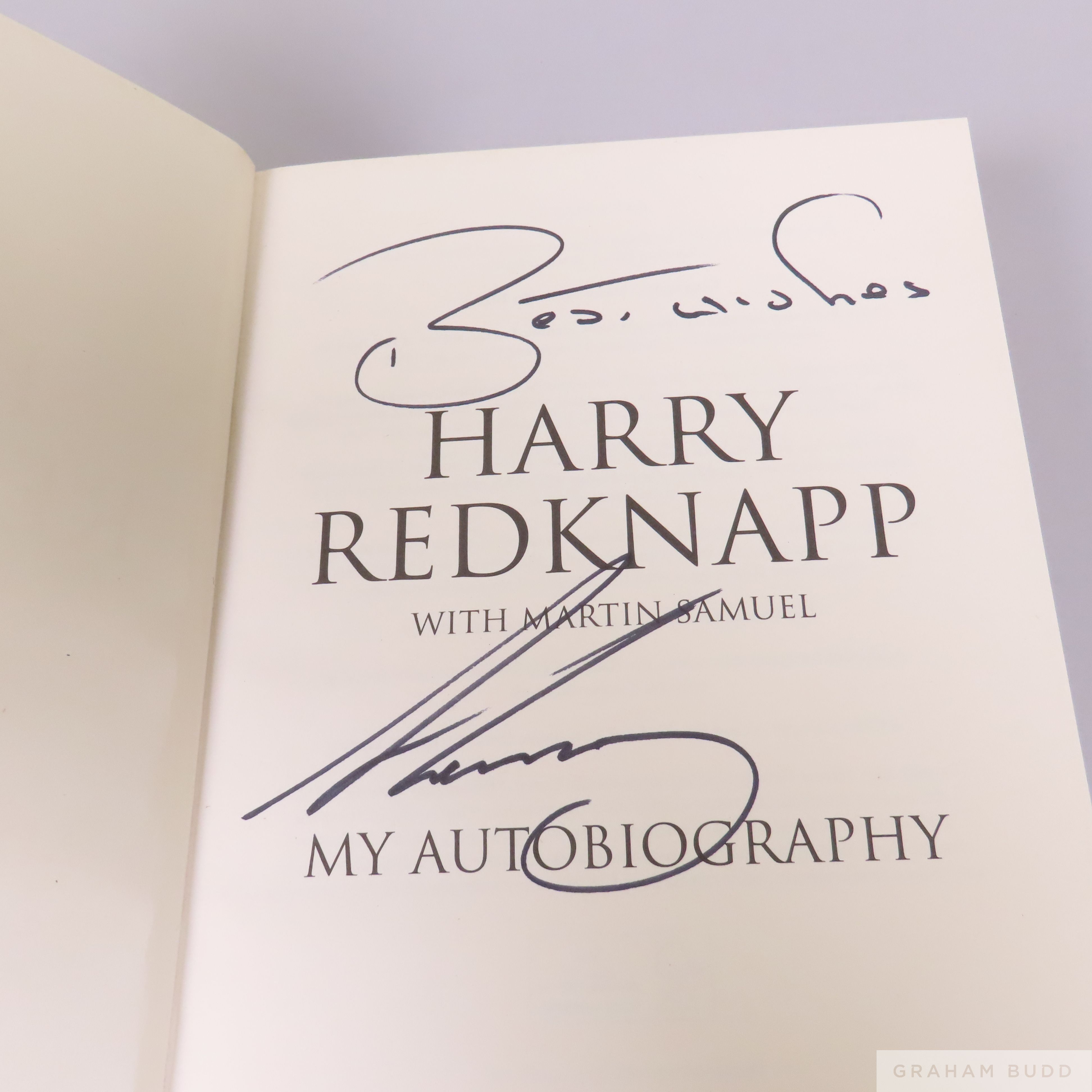 A Harry Redknapp autographed autobiography - Image 3 of 3