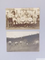 1908 Great Britain v. Denmark 1908 Olympic gold medal team line-up postcard