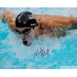 Michael Phelps autographed photograph,