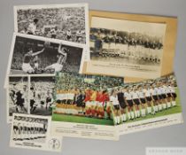 Sixteen Drei Mohren Hamburg cards Germany v. England, Scotland and Ireland 1950-1969