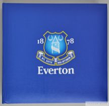 Large official Everton autographed album