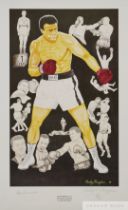 Muhammad Ali "The Peoples Champion" signed limited edition print