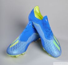 Erik Lamela pair of Adidas Skeletalweave football boots