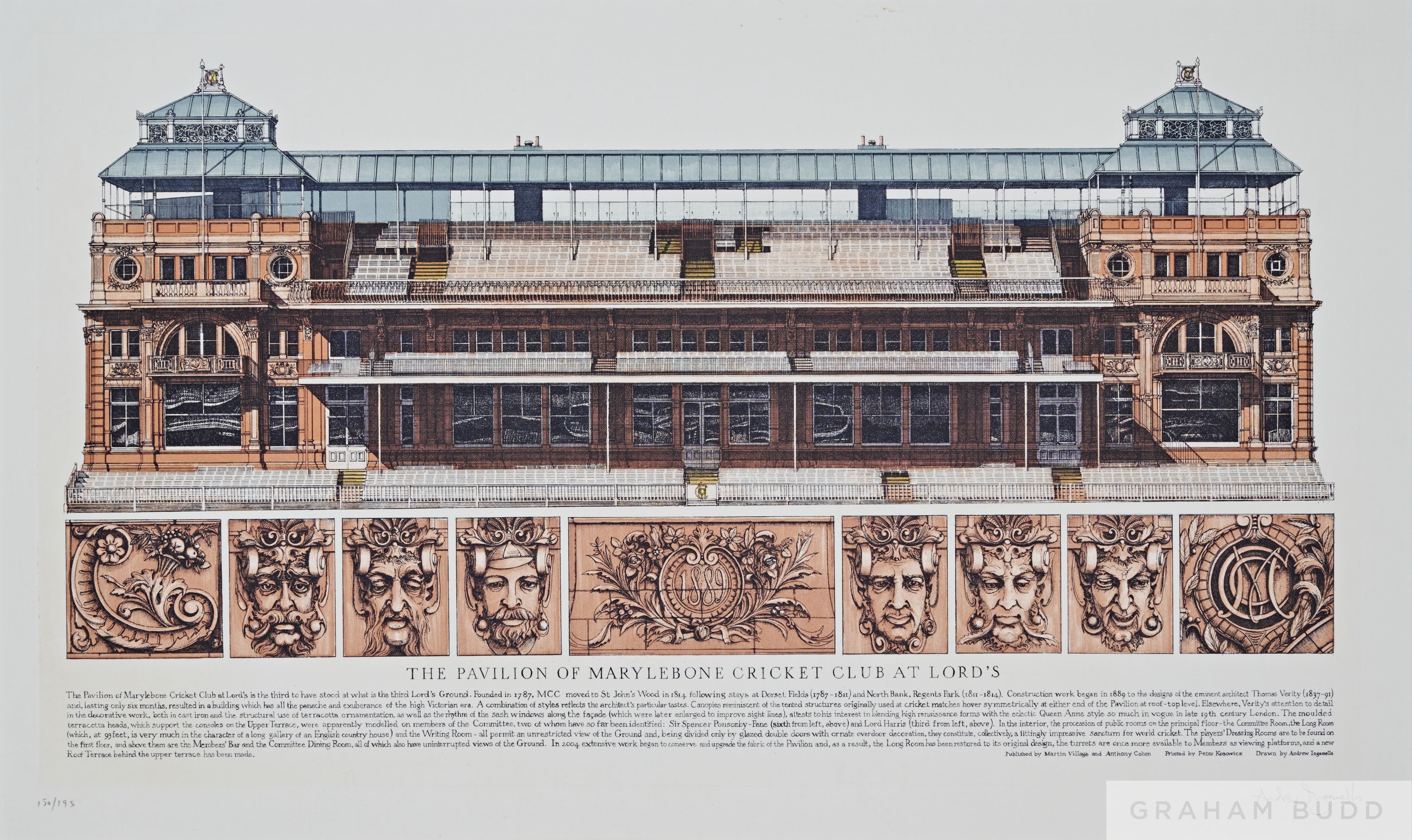 Andrew Ingamells, 'The Pavilion of Marylebone Cricket Club at Lord's'