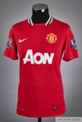 Javier Chicharito Hernandez red No.14 Manchester United short-sleeved shirt