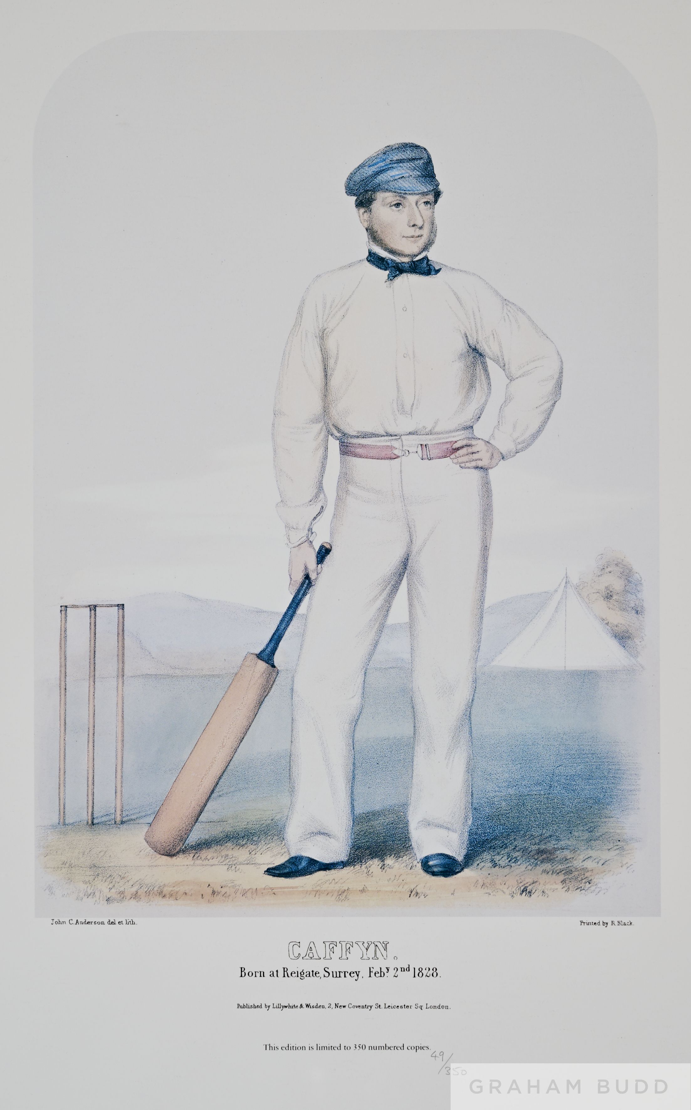 Four cricketing prints, - Image 4 of 4