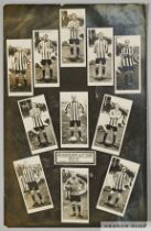 Sunderland FC black and white 1913 F.A.Cup team line-up postcard