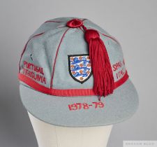 Gary Shaw grey England v. Portugal, Yugoslavia, Spain and Italy International cap, 1978-79